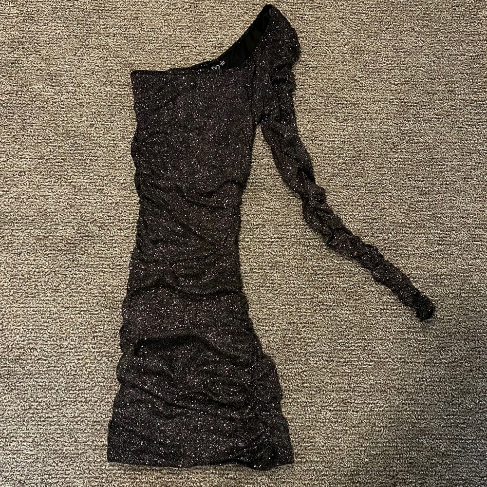 Windsor Black Glitter Dress - Picture 4 of 5